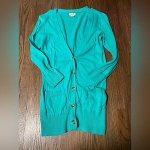Mossimo Teal Cardigan